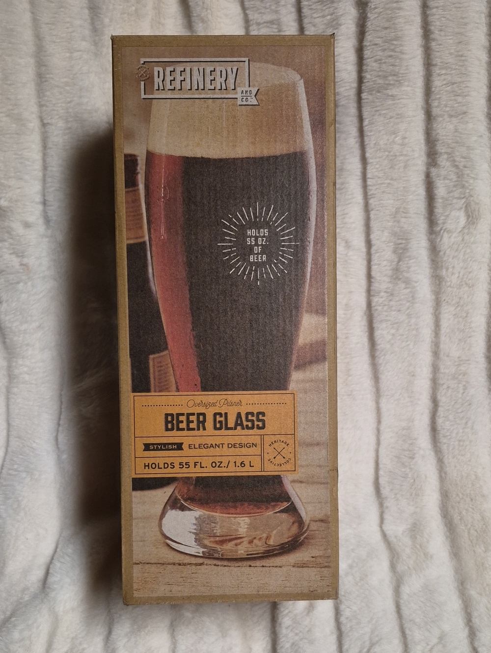 Refinery Brown Beer Glass - 55 fl. oz. Pint